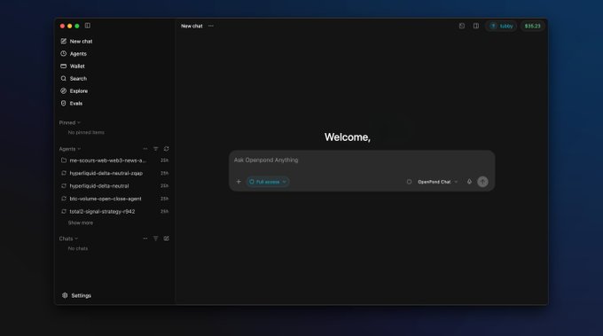 OpenPond App chat